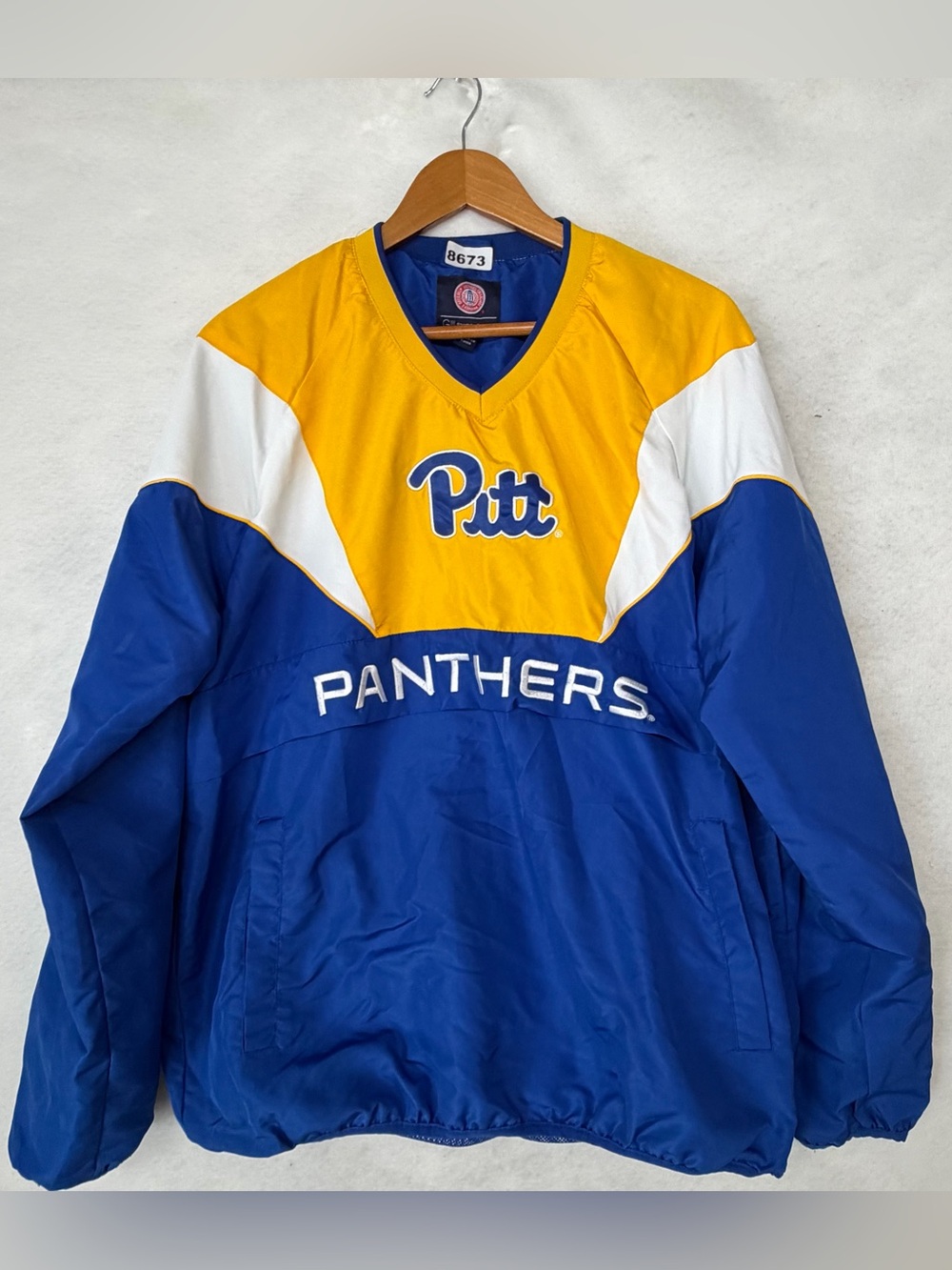 Vintage GIII Carl Banks Mens Pitt Panthers Windbreaker Jacket L 8673